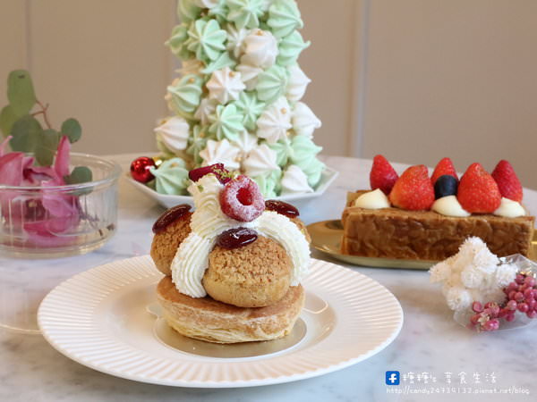 Ma Petite Fête 翡朶禮餅私宴：〖台中│美食〗Ma Petite Fête 翡朶禮餅私宴 ❤ 樂緹波兒二店，就在一店隔壁，美美Tiffany藍裝潢好夢幻，主打泡芙及千層派~